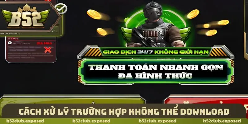 Cách xử lý trường hợp không thể download