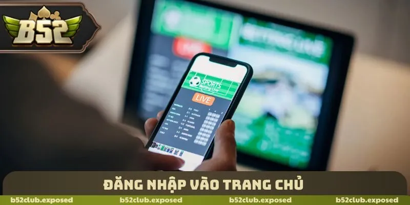 Đăng nhập vào trang chủ