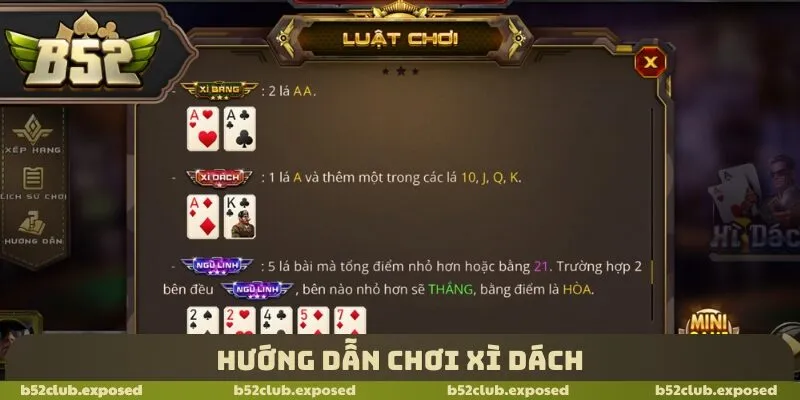 Hướng dẫn chơi xì dách