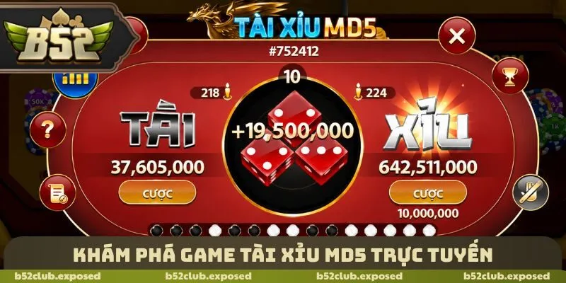 Khám phá game tài xỉu MD5 trực tuyến