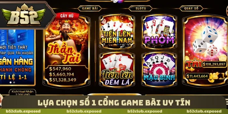 Lựa chọn số 1 cổng game bài uy tín