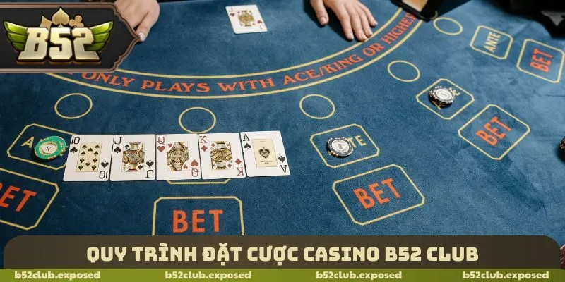 Quy trình đặt cược Casino B52 Club